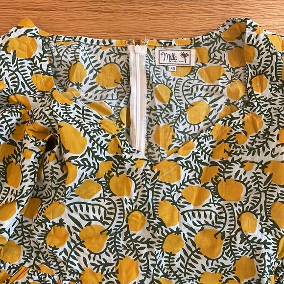 Millie Lemon Print Aneli Dress - Picture 4 of 5